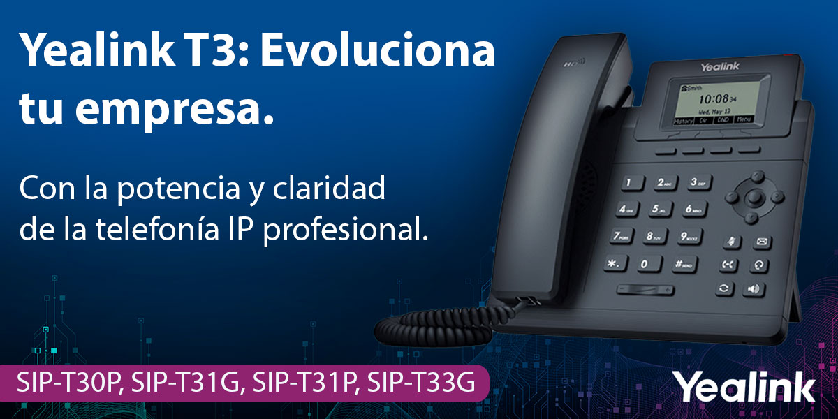 3 Teléfonos IP + Conmutador Cloud PBX